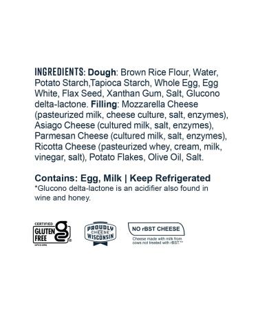 Gluten-Free 4-Cheese Tortellini Pasta by Taste Republic - 9oz (6 pack) | Frozen, Cooks in 3 Minutes - Buy Online on GoSupps.com