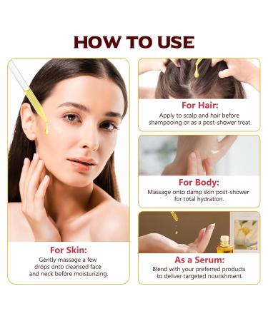 Organic Pomegranate Seed Oil | Pure & Natural Cold Pressed Essential Oil for Anti-Aging Skin Care | Moisturizer Oil for Body Face & Skin in Glass Bottle - Buy Online on GoSupps.com