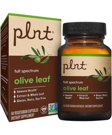 Olive Leaf Full Spectrum Supports Immune Health (60 Vegetarian Capsules) - Buy Online on GoSupps.com
