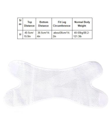 Professional Knee Brace for Injury Recovery - Adjustable Pressure V-Shaped Strap | Antislip Bilateral Spring Support (M) - International Shipping Available - Buy Online on GoSupps.com