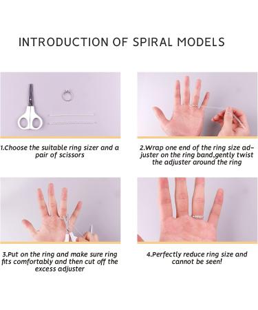 13 Pack Gold/Silver Metal Ring Guard Set Invisible Ring Size Adjuster for Loose Rings Suitable for Men and Women 2 Styles (Silver+Transparent) - Buy Online on GoSupps.com