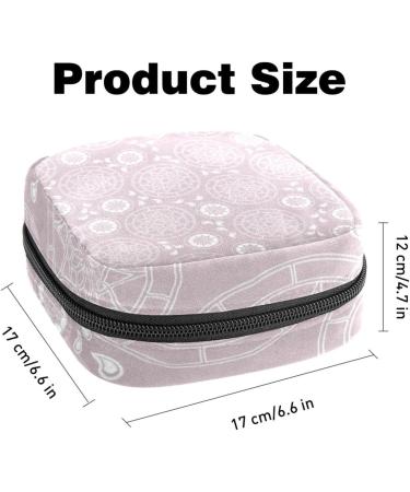 Retro Bohemian Storage Bags for Women's Bandages Menstrual Pads Tampons & Panty Liners - Portable Organizer for School & Office - Buy Online on GoSupps.com