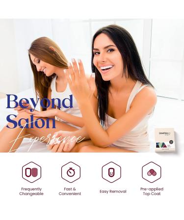 Beetles Press on Nails Short Glossy 6 Solid Colors - 144Pcs White Black Burgundy Red Green Fake Nails with Nail Glue, Adhesive Tabs, and Mini File - for Women and Girls - Buy Online on GoSupps.com