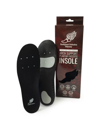 Plantar Fasciitis Relief - Insoles - Arch Support Insoles for Men - Insoles for Women - Made by Godspeed Orthotics - Odyssey - Insoles - Plantar Fasciitis - Arch Support - Shoe Inserts Men Medium