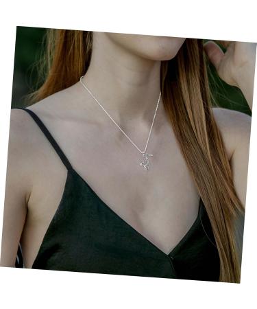 Parliky Saxophone Pendant Necklace A Necklace Charm Necklace Women Pendant Necklace Jewelry Miss Fashion - Buy Online on GoSupps.com