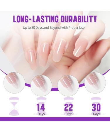 Solid Nail Glue Gel for False Nail Tips - Super Strong Long Lasting UV Cured | 15g - Ideal for Acrylic Nails Art & Press On Nails at Home - Buy Online on GoSupps.com