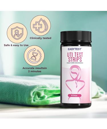 50 Test Strips - Urine Test Strips for UTI 11-in-1 Diabetes & Blood Group Rapid Test | Fast International Shipping - Buy Online on GoSupps.com