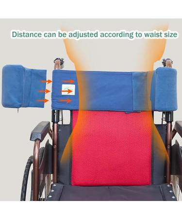 Wheelchair Side Support Wheelchair Backrest Lateral Support Cushion with Adjustable Side Panels Fixed - No Displacement for Nursing Beds Hospital Beds Blue - Buy Online on GoSupps.com