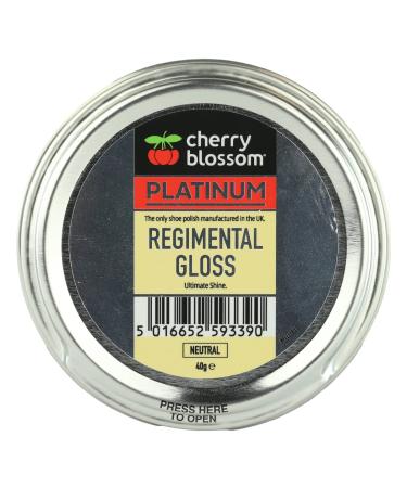 Cherry Blossom Footwear Regimental Gloss Shoe Polish Neutral 40g