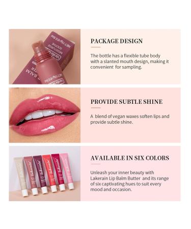 Moisturizing Lip Butter Balm | Ultra-Nourishing Hydrating Mask | Lip Glow Oil Makeup #6 Pink Sugar - Shop Internationally - Buy Online on GoSupps.com