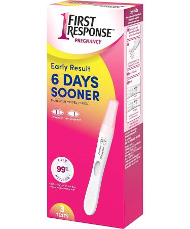 First Response Early Result Pregnancy Test 3 Count - Fast & Accurate Results, Packaging & Design Variations - Buy Online on GoSupps.com