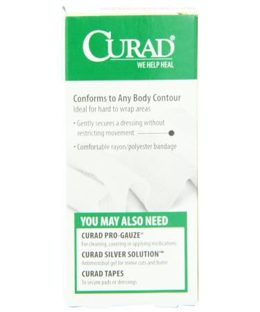 Curad Rolled Gauze - 4 x 4.1 Yards | Medical Grade Bandage Roll - Buy Online on GoSupps.com