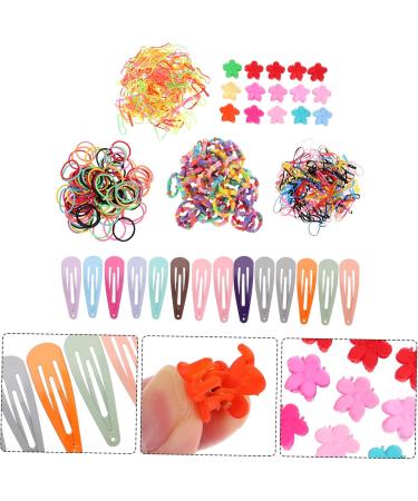 minkissy 4 Sets Children's Headgear Tiny Hair Clips Kids Hair Accessory Kit Mini Hair Clamps Fashion Hair Clips Ponytail Holders Lovely Hair Rope Elasticity Rubber Band Bow Tie Girl Child - Buy Online on GoSupps.com
