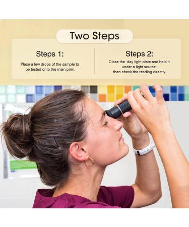 XRCLIF BRIX Refractometer 0-90% | Accurate Handheld Sugar Measurement for Juice Honey & More | ATC Technology - Buy Online on GoSupps.com
