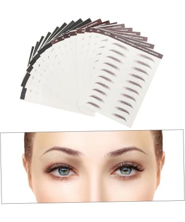 Didiseaon 18pcs Eyebrow Stickers Makeup Stickers 4d Peel off Imitation Eyebrow Tattoos Tool Semi-permanent 3d - Buy Online on GoSupps.com