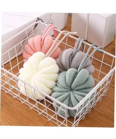 FOMIYES 8 Pcs Bath Ball & Flower Mesh Sponge Set | Body Exfoliator & Loofah for Adults | Premium Bath Accessories for a Spa-Like Experience - Buy Online on GoSupps.com