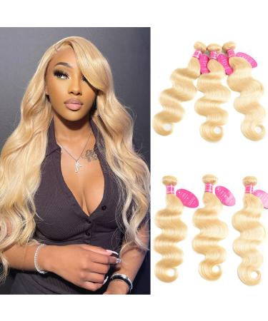 Seekomi 613 Body Wave Human Hair Bundles Same Length 18 18 18 inch Honey Blonde Human Hair 3 Bundles 10A Unprocessed Double Weft Brazilian Virgin 613 Blonde 3 Bundles Hair Extensions for Black Women 18 18 18 Inch 613 blond… - Buy Online on GoSupps.com