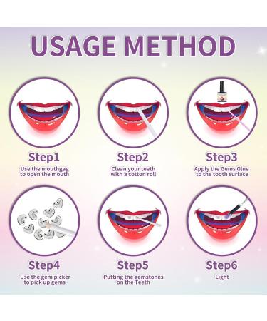 DIY Tartar Set: Fashionable Tooth Jewelry & Easy-to-Install Gemstones for a Sparkling Smile - Buy Online on GoSupps.com
