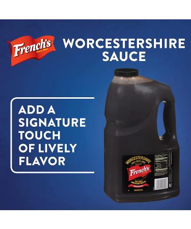 French's Worcestershire Sauce  1 gal - One Gallon Container of Gluten-Free Worcestershire Sauce  Perfect as Meat Tenderizer  Marinades  Sauces and More 128 Fl Oz (Pack of 1) - Buy Online on GoSupps.com
