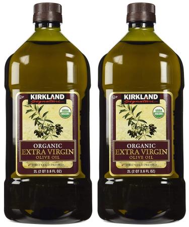 Kirkland Signature 2 x Organic Extra Virgin Olive Oil, 2 Liters 67.63 Fl Oz (Pack of 2) - Buy Online on GoSupps.com