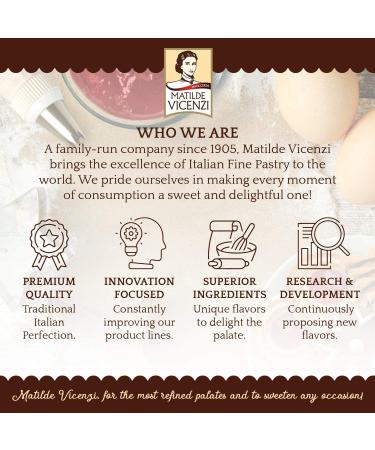 Matilde Vicenzi Cantuccini Almond Biscotti - Timeless Classic Crunchy Tuscan Pastry - Authentic Bite-Size Italian Biscuits With Real Whole Almonds For Coffee Tea Or Wine - Kosher Dairy - 7.93 oz Bag - Buy Online on GoSupps.com