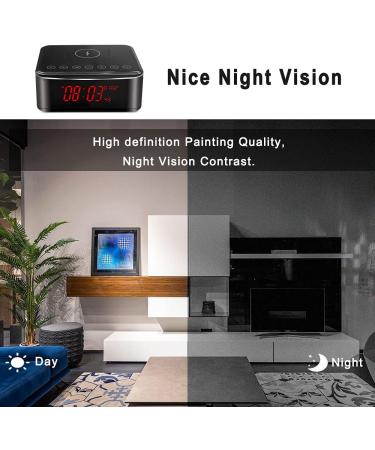 YuanFan Hidden Spy Camera with Video in Alarm Clock - Black - Buy Online on GoSupps.com