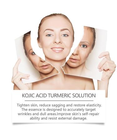 ARCHIDATE Kojic Acid Turmeric Serum Dark Spots Corrector Serum for Reduce Dark Spots Pigmentation Acne Evens Skin Tone Anti Wrinkle Fine Lines Firm Skin Moisturize and Nourish Skin - Buy Online on GoSupps.com