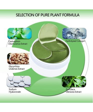 Anti-Aging Eye Pads | Hyaluron Collagen Gel Masks for Dark Circles & Puffiness - 60 PCS - Buy Online on GoSupps.com