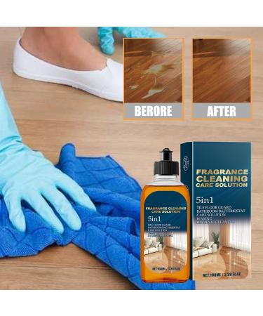 Siopob Tile Floor Cleaner | 100ml Fragrance Cleaner Solution Floor Fragrance Waxing Cleaner Tile Floor Guard Floor Fragrance Cleaning Waxing Polishing Brightens - Buy Online on GoSupps.com
