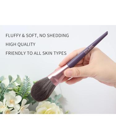 10pcs EDMIRE Makeup Brush Set with Face Foundation & Eye/Eyebrow Brushes + Makeup Bag - Ideal Anniversary, Birthday, or Valentine Gift for Women - Buy Online on GoSupps.com