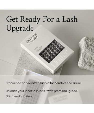 Cashmeren Silk Cluster Lashes - DIY Individual Eyelash Extensions for Bold Impact | Perfect for Photoshoots & Parties | 72 Lush Lash Clusters (D-10-16 MIX - Buy Online on GoSupps.com