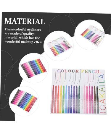 TOVINANNA 18pcs Eyeliner Woman Makeup Tools Accessories Eye Line Pen Makeup Kit for Women Abs - Buy Online on GoSupps.com