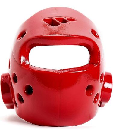 adidas Taekwondo Head Guard Medium - Red | Lightweight & Protective - Buy Online on GoSupps.com