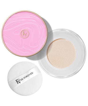 Powder Makeup FV Loose Setting & Fixing Powder Minimizes Pores and Perfects the Skin Fixes the Makeup Controls the Shine Long Lasting Translucent Ivory ivory