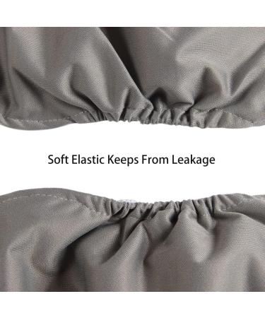 LeerKing Male Dog Diapers - Washable Incontinence Pads for Male Dogs & Puppies | M Size (Black+Gray+Blue) - Buy Online on GoSupps.com