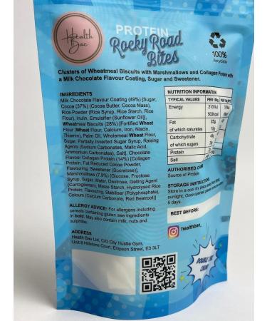 Protein Rocky Road Bites (Multiple Variations) (Double Chocolate Chunk) - Buy Online on GoSupps.com