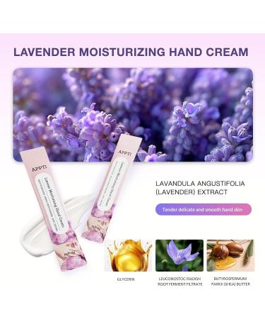 APPTI Moisturizing Hand Cream Day Clean Hand Lotion Travel Size Hand Cream Daily Moisturizing Hand Cream For Dry Hands - Lavender Fragrance Pack of 20 - Buy Online on GoSupps.com
