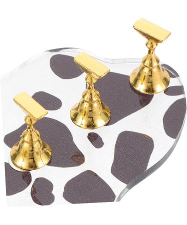 DRESSOOS 2 Sets base Palette nail nail holder for painting nails fake nail stand with base nail tips stand holder nail frame the cow nail stand easel artificial false nails - Buy Online on GoSupps.com