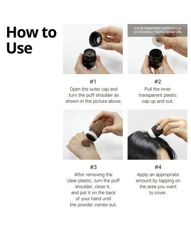 Daeng Gi Meo Ri Ki Gold Quick Hair Cover Cushion (Brown Black) - Fast Shipping Worldwide | Best Hair Concealer - Buy Online on GoSupps.com