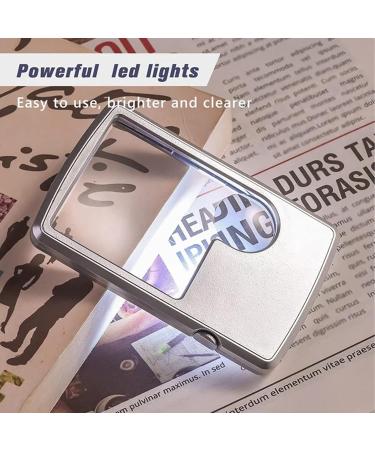 Magnifying Glass Reading Tool with LED Light Magnifying Glass for Reading LED Portable Small Handheld Magnifying for Kids Adult (Color : 1pcs) - Buy Online on GoSupps.com