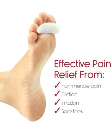Pedimend Silicone Gel Claw Toe Corrector - Hammer Toe Pads - Toe Separator for Overlapping Toes - Straighten Bent Toes - Unisex - One Size Fits Most - 1 Pair - Buy Online on GoSupps.com