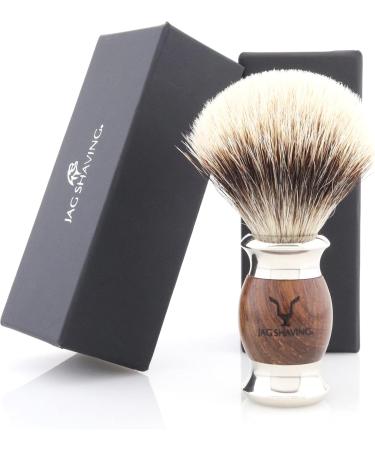 Jag Shaving Razorset - 5-Part Lee Range with Dachshaar Brush Double Edge Razor Leather Bag & Bowl - Premium International Shipping - Buy Online on GoSupps.com