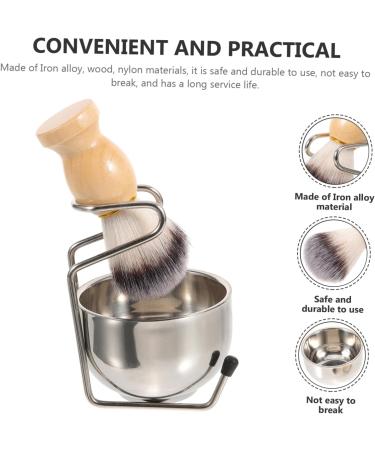 Minkissy Men's Beard Maintenance Set | Razor Holder & Organizer | Shaving Brush & Foam Shell | Premium Men's Care Accessories - Buy Online on GoSupps.com