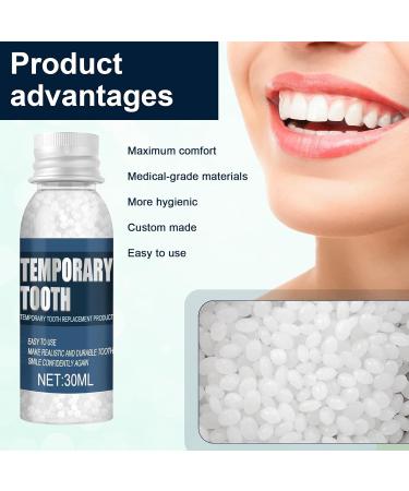 Temporary Tooth Repair Temporary Tooth Replacement Kit Temporary Moldable Tooth Moldable Teeth Granules Tooth Temporary To - Buy Online on GoSupps.com