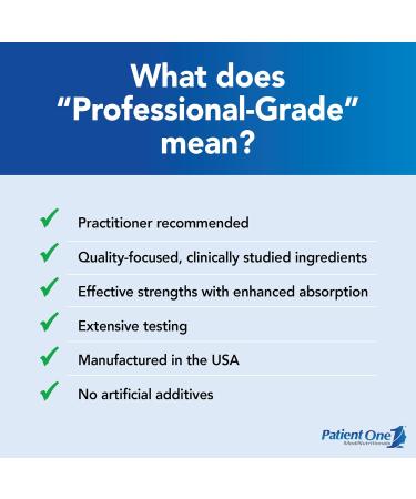 Patient One Chromium Picolinate 300 mcg | Supplement to Support Heart and Metabolic Health* | 60 Capsules - Buy Online on GoSupps.com