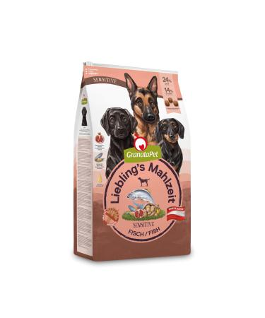 Granatapet Darling's Meal Fish Sensitive dry food for dogs dog food without cereals & without sugar additives single feed 10 kg fish sensitive 10 kg (1 Pack)
