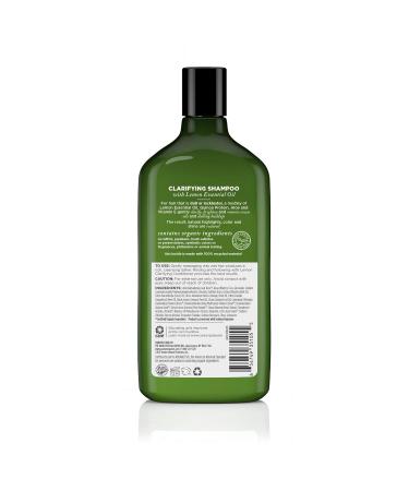 Buy Avalon Organics Clarifying Shampoo Lemon 11 Fl Oz - Best Organic Hair Care for Healthy Scalp - Buy Online on GoSupps.com
