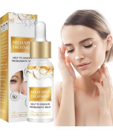 Huile essentielle pour les yeux pour liminer les taches Milia estomper les cernes dissoudre et r duire le milia - Essence de granul s de graisse - limine les taches sombres de la peau - Am liore