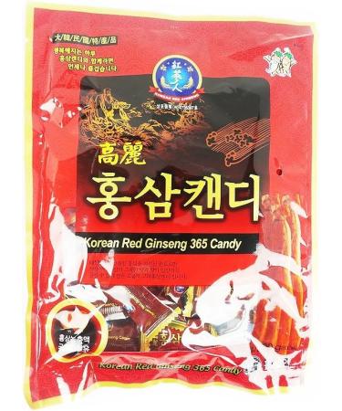 Premium HongSamin Korean Red Ginseng Candy 600g - Strong Ginseng Flavor, Soothes Sore Throat, Cough, and Refreshes Breath | 3 Packs of 200g - Buy Online on GoSupps.com