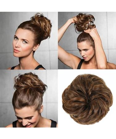Hair Scrunchies Hair Bun Synthetic Messy Bun Donut Bun Ponytail Hair Extensions Hair Bun with Elastic Rubber Band Hair Bun for Women Women Hair Bun (Color : 30) - Buy Online on GoSupps.com
